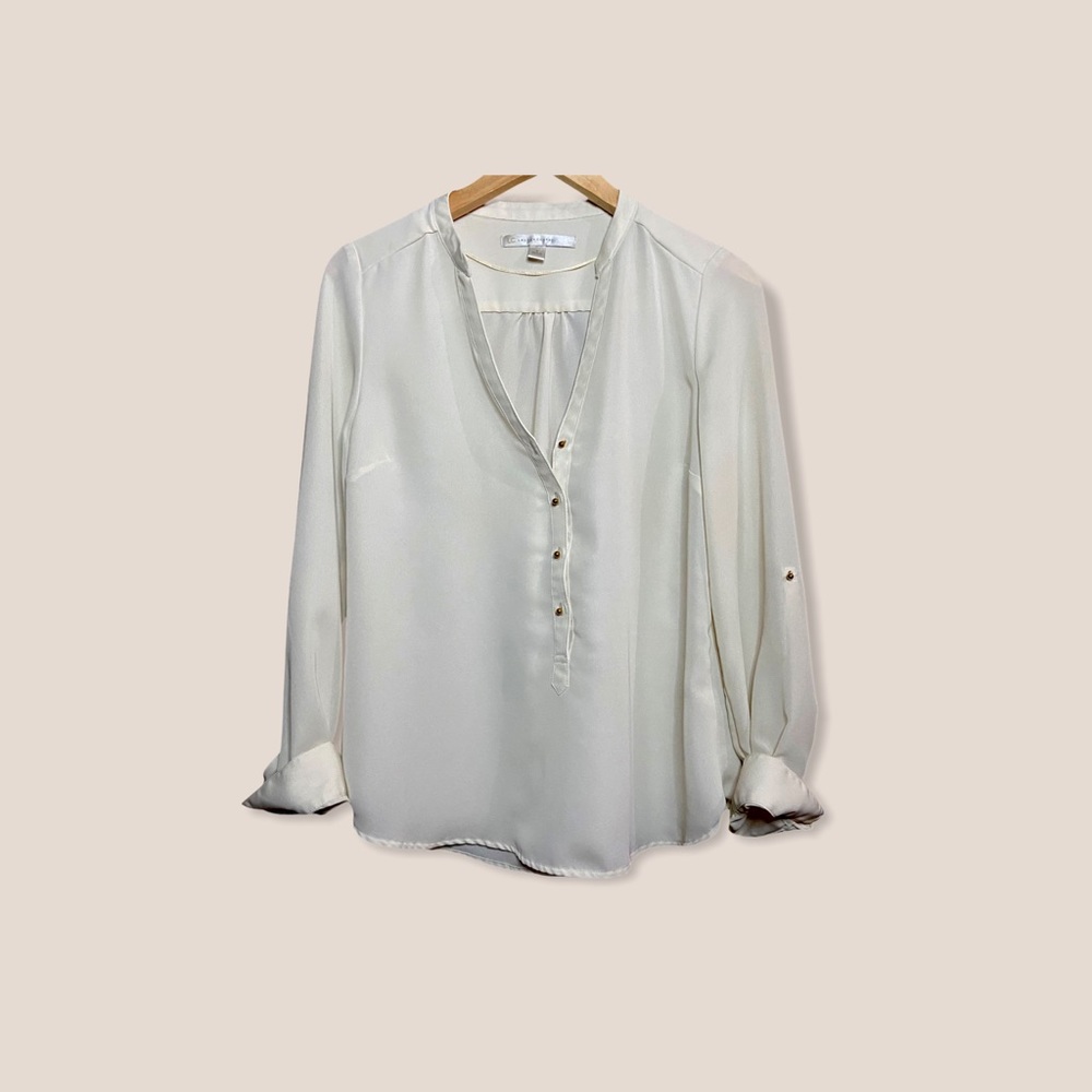 Cream Blouse